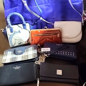 Buyers Bundle Of 7! Dooney, Kate, Coach, Patricia Nash, Disney +